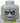Minifigure, Head Yellow Eyes, Dark Bluish Gray Eye Shadow, Jowl Lines, Chin Dimple and Wrinkles, Furrowed Brow, Stern Pattern