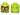 Minifigure, Head Alien with Swamp Creature with Red and Yellow Eyes with Dark Red Outline, Pointed Teeth and Scales Pattern