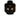 Minifigure, Head Alien with SW Jawa, Yellow Eyes with Orange Rim Pattern