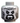 Minifigure, Head Alien with White Face, Black Brow and Cheek Lines and Goatee