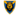 Minifigure, Shield Triangular Short with Lion Head, Blue and Yellow Pattern