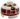 Brick, Round 2 x 2 Dome Top with Reddish Brown Panels and Band Around Dome Pattern (R7-D4)