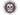 Minifigure, Shield Circular Flat Face with Skull Pattern