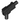 Minifigure, Weapon Gun, Pistol Automatic Medium Barrel
