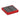 Tile 2 x 2 with Black Grill, Light Bluish Grey Slots Print