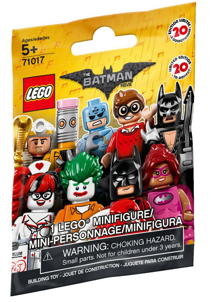 Minifigure, The LEGO Batman Movie, Series 1 (Random Sealed Pack)