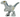 Dinosaur Raptor / Velociraptor Baby with Dark Blue and Tan Markings Pattern