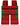 Hips and Legs with Bright Green and Red Trim Pattern