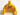 Torso Bare Chest with Medium Nougat Muscles Outline, Dark Orange Scratches, White Animal Tooth / Claw Necklace Pattern / Yellow Arms / Yellow Hands