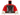 Torso Santa Jacket with White Trim and SW Darth Vader Pattern / Red Arms / White Hands