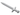 Minifigure, Weapon Sword, Greatsword Pointed with Thin Crossguard
