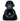 Gorilla, Baby with Dark Bluish Gray Face Pattern