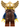 Fantasy Era - Dwarf, Dark Brown Beard, Metallic Gold Helmet with Wings