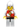 Kingdoms - Lion Knight Quarters, Helmet with Neck Protector, Crooked Smile and Scar