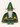 Kingdoms - Dark Green Wizard, Light Bluish Gray Beard, Cape