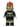 Fire - Reflective Stripes with Utility Belt, Dark Red Fire Helmet, Yellow Air Tanks, Sweat Drops