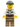 Swamp Police - Crook Male with Dark Bluish Gray Knit Cap and Backpack