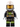 Fire - Reflective Stripes with Utility Belt, White Fire Helmet