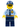 Police - City Officer Shirt with Dark Blue Tie and Gold Badge