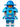 Royal Soldier / King's Guard - Blue Helmet with Broad Brim