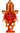 Flama - Red Head and Torso