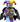 Jestro - Bright Light Orange and Dark Purple