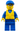 Octan - Blue Oil, Blue Legs, Life Jacket with Center Buckle, Blue Short Bill Cap