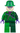 The Riddler - Green and Dark Green Zipper Outfit