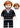 Pepper Potts - Black Suit, Dark Orange Ponytail