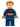 Captain America - Dark Blue Suit, Reddish Brown Hands, Hair, Dark Brown Eyebrows