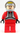 Rebel Pilot B-wing - Light Nougat Head, Light Bluish Gray Helmet, Trans-Brown Visor, Red Flight Suit