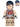 Sabine Wren - Dark Blue with Orange Highlights Hair