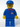 Tine Milk - Blue Torso (Stickers), Blue Legs, Blue Cap