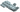 Vehicle, Base 4 x 7 x 1 Triple Inverted Slope with Wedge Plate and 3 Axle Holes