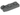 Hinge Plate 1 x 2 Locking with 2 Fingers on End and 7 Teeth without Bottom Groove