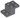 Bracket 3 x 2 x 1 1/3 with Bottom Stud Holder