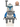 Clone Trooper Captain Rex, 501st Legion (Phase 1) - Dark Bluish Gray Rangefinder, Pauldron, and Kama, Large Eyes